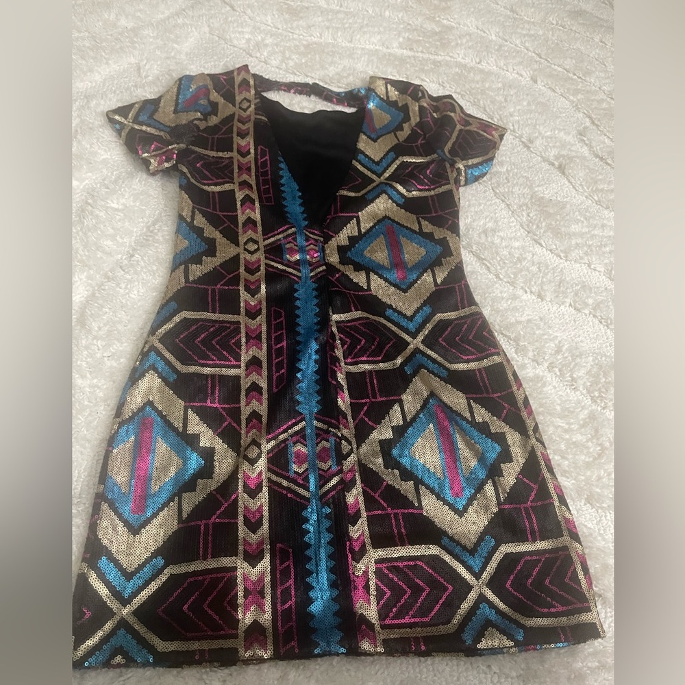 Sequin dress, perfect for holiday party or NYE! Size Med - Picture 3 of 5